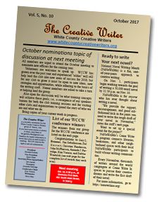 White County Creative Writers Group Newsletter