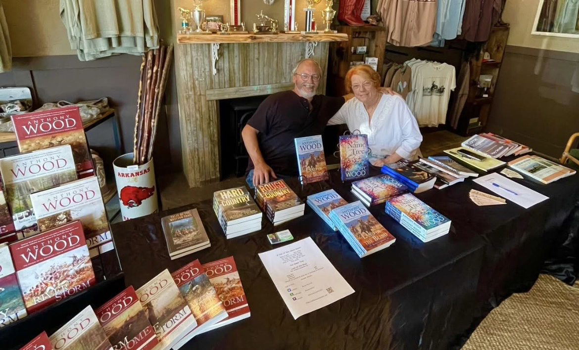 Anthony Wood and Mary Schaffer book signing at Howdy Co.
